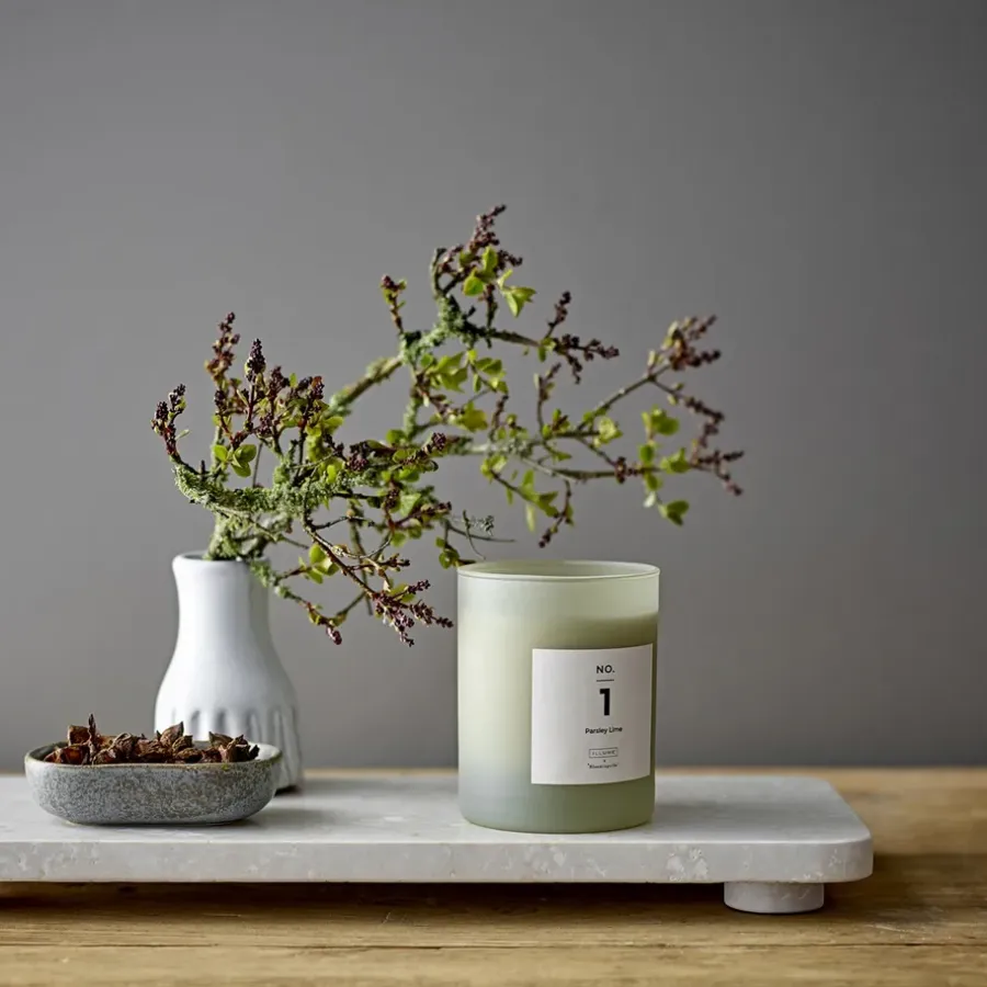 Illume x Bloomingville NO. 1 Parsley Lime geurkaars, 200 g + Giftbox< Geurkaarsen & Aroma Diffusers