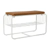 Scandi Living Nod bank/schoenenrek 80x36c42 cm, White< Schoenenrekken