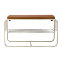 Scandi Living Nod bank/schoenenrek 80x36c42 cm, Beige< Schoenenrekken