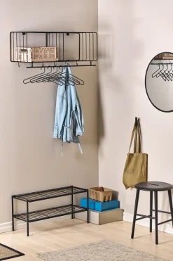 Scandi Living Nod kapstok 90 cm, Black< Garderobehaken & Hoedenplanken