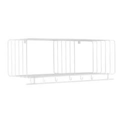 Scandi Living Nod kapstok 90 cm, White< Garderobehaken & Hoedenplanken