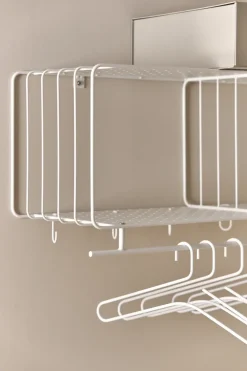 Scandi Living Nod kapstok 90 cm, White< Garderobehaken & Hoedenplanken