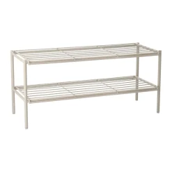 Scandi Living Nod schoenenrek 80x30x37 cm, Beige< Schoenenrekken