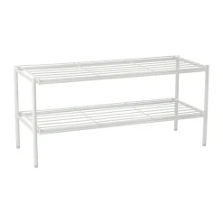 Scandi Living Nod schoenenrek 80x30x37 cm, White< Schoenenrekken