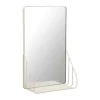 Scandi Living Nod spiegel met plank 30x50 cm, Beige< Wandspiegels