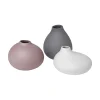 Blomus Nona vaas 3-pack, Pewter-micro chip-bark< Vazen