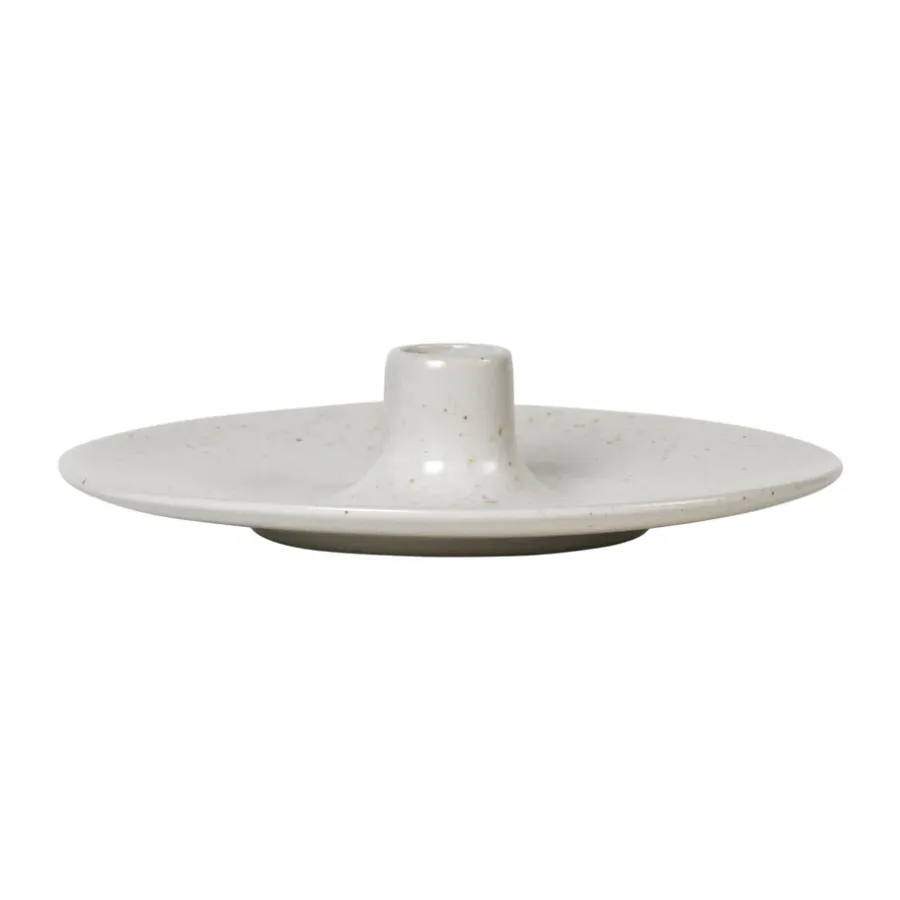 Broste Copenhagen Nordic Vanilla kandelaar, Ø18 cm< Kaarsenhouders & Kaarsenborden