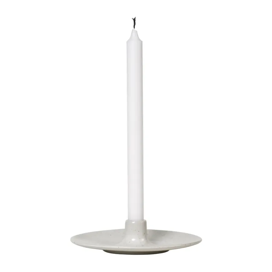 Broste Copenhagen Nordic Vanilla kandelaar, Ø18 cm< Kaarsenhouders & Kaarsenborden