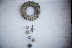 Lene Bjerre Norille kersthanger 16 cm, Donkergrijs< Kerstdecoraties