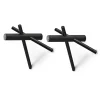 Normann Copenhagen Normann Sticks haak, zwart 2-pack< Kapstokken & Hangrekken