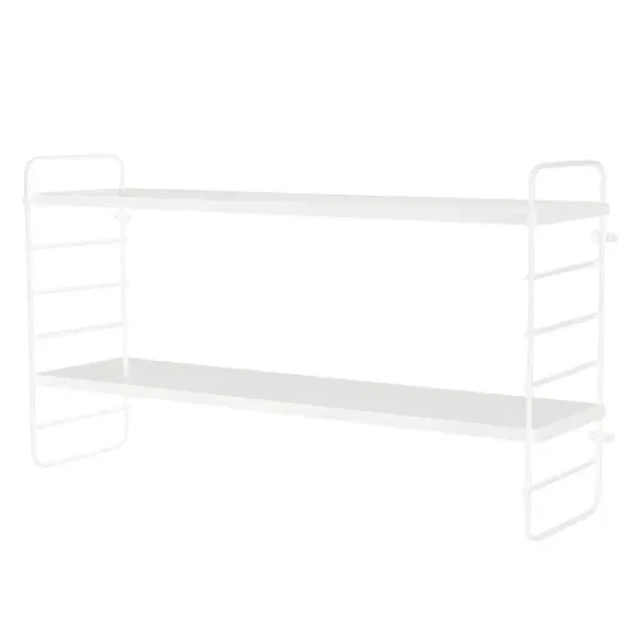 Bloomingville North wandplank, wit< Planken & Planksystemen