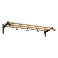 Essem Design Nostalgi 291 hoedenplank 100 cm, Bamboe-zwart< Garderobehaken & Hoedenplanken