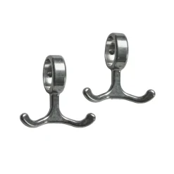 Essem Design Nostalgi haak 2-pack, aluminium< Haken & Hangers