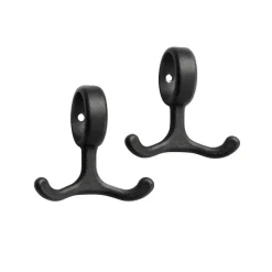 Essem Design Nostalgi haak 2-pack, zwart< Haken & Hangers