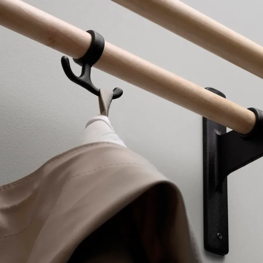 Essem Design Nostalgi haak 2-pack, zwart< Haken & Hangers