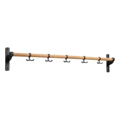 Essem Design Nostalgi kapstok 100 cm, Bamboe-zwart< Haken & Hangers