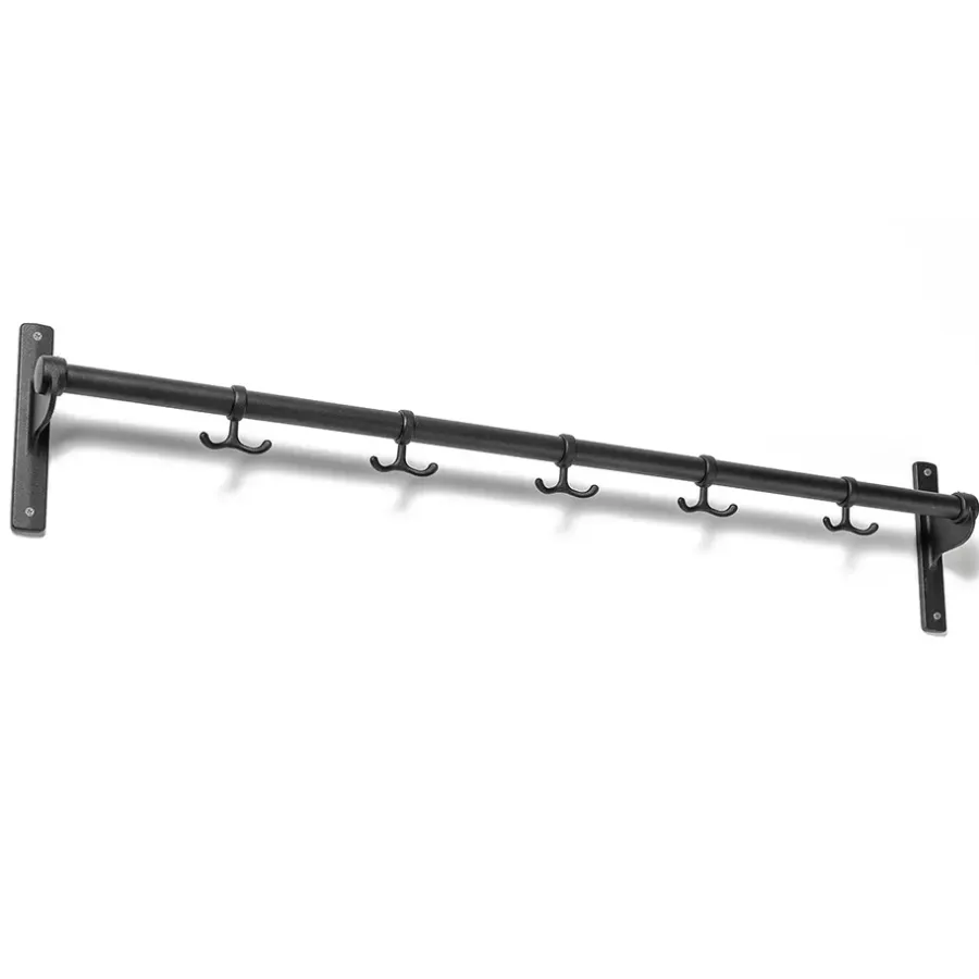 Essem Design Nostalgi kapstok 100 cm, zwart-zwart< Haken & Hangers