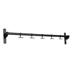 Essem Design Nostalgi kapstok 100 cm, Zwartgebeitst eiken-zwart< Haken & Hangers