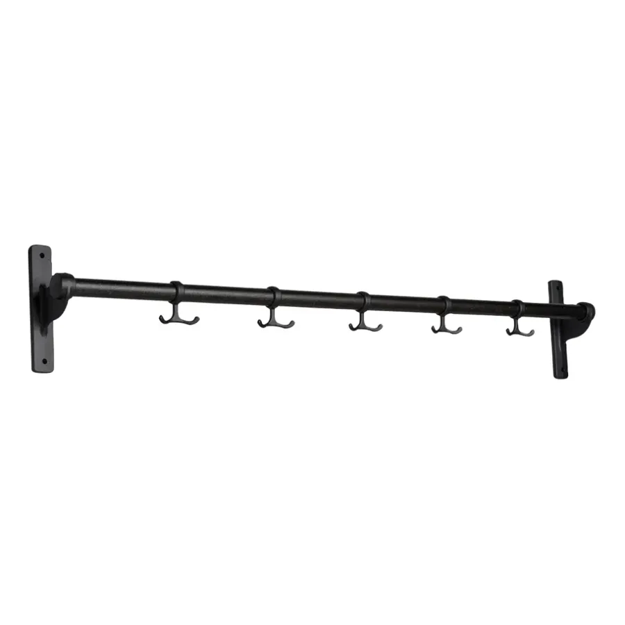 Essem Design Nostalgi kapstok 100 cm, Zwartgebeitst eiken-zwart< Haken & Hangers