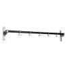Essem Design Nostalgi kapstok 100 cm, Zwartgebeitst eiken-aluminium< Haken & Hangers