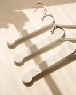Essem Design Nostalgi kledinghanger 3-pack, Wit< Haken & Hangers|Kapstokken & Hangrekken
