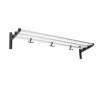 Essem Design Nostalgi Schoenenrek of hoedenplank, aluminium, zwart frame< Garderobehaken & Hoedenplanken