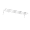 Essem Design Nostalgi Schoenenrek of hoedenplank, aluminium, wit frame< Garderobehaken & Hoedenplanken