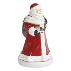 Villeroy & Boch Nostalgic Melody muziekdoos kerstman, Rood-wit< Kerstdecoraties