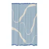 Mette Ditmer Nova Arte douchegordijn 150x200 cm, Light blue-off-white< Douchegordijnen
