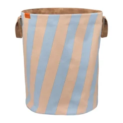 Mette Ditmer Nova Arte wasmand 40x40x50 cm, Light blue-powder rose< Wasmanden