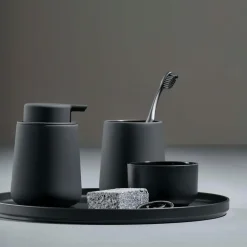 Zone Denmark Nova One tandenborstelbeker, black (zwart)< Tandenborstelhouders