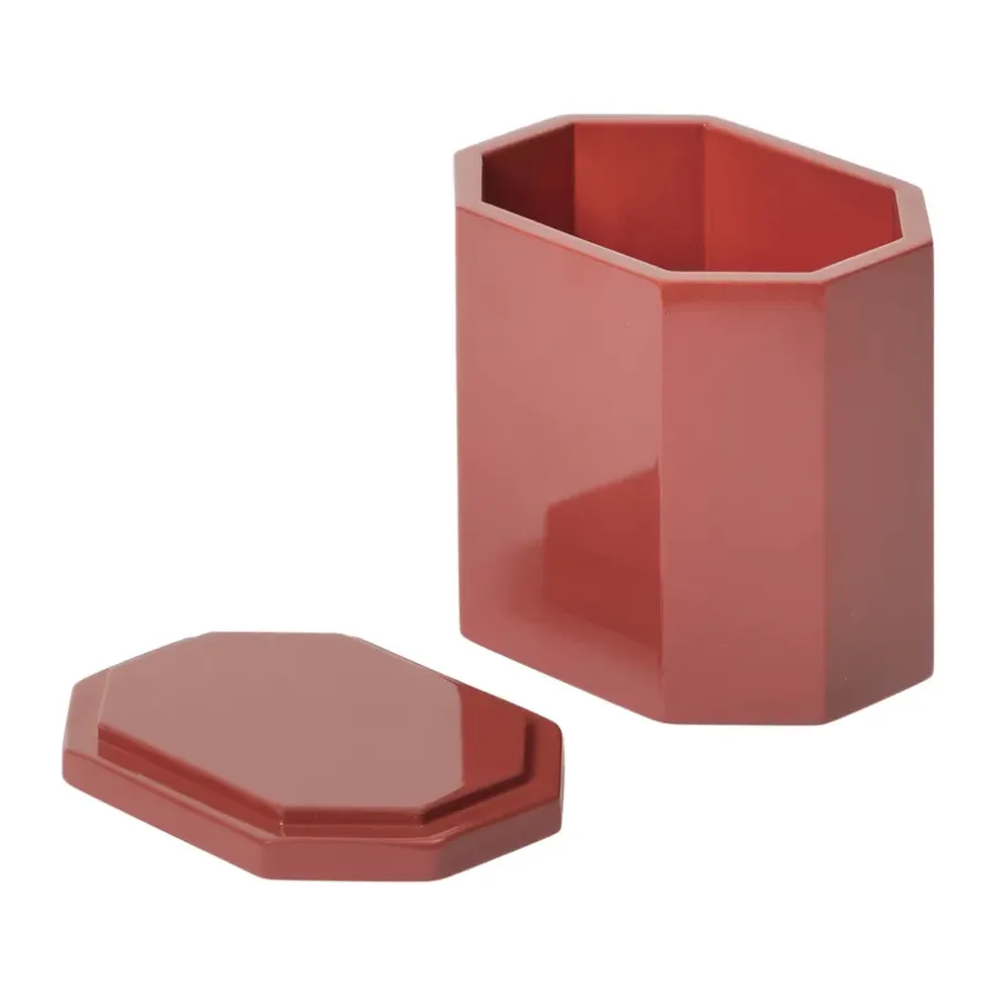 Ferm Living Nova opbergbox 7,5x10 cm, Picante Red< Dozen & Boxen