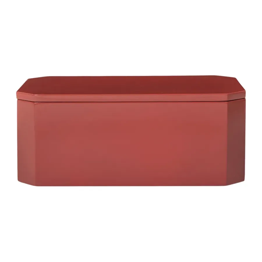 Ferm Living Nova opbergdoos 15x25 cm, Picante Red< Dozen & Boxen