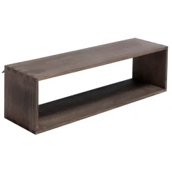 MUUBS Oaks 70 open wandmeubel, Gerookt eikenhout< Planken & Planksystemen