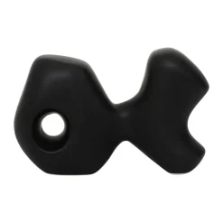 URBAN NATURE CULTURE Object Noggin vis sculptuur, Matt black< Decoratieve Accessoires