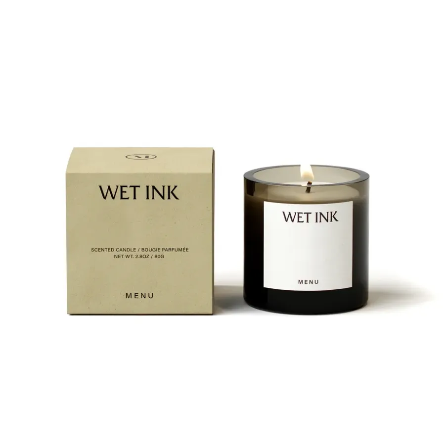Audo Copenhagen Olfacte geurkaars Wet Ink, 79 g< Geurkaarsen & Aroma Diffusers