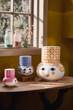 Bjørn Wiinblad Olga vaas 15 cm, Roze< Vazen