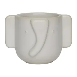 OYOY Olifant bloempot Ø9,6 cm, Offwhite< Kinderkamer Interieuraccessoires|Kinderkamer Interieuraccessoires