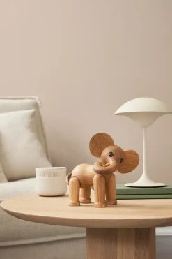 Spring Copenhagen Ollie decoratie olifant, Eikenhout-esdoorn< Houten Beelden
