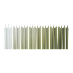 Ferm Living Ombre antieke kaarsen 24 stuks, Khaki< Kaarsen