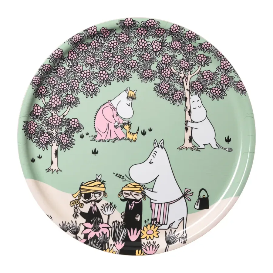 Moomin Arabia Omtanke Mumin dienblad, Ø35 cm< Decoratieve Accessoires|Decoratieve Dienbladen