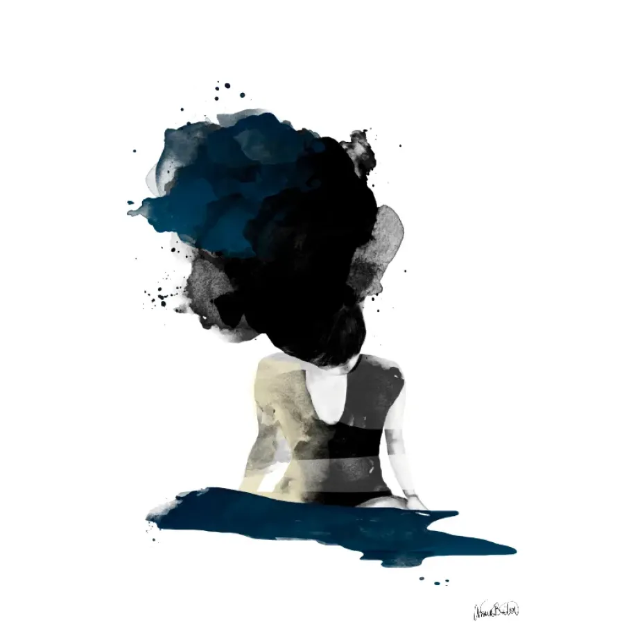 Anna Bülow On her mind poster, 50 x 70 cm.< Posters