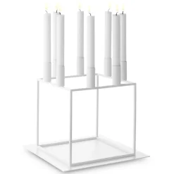 Audo Copenhagen Onderbord voor de Kubus 8 kandelaar, white (wit)< Kaarsenaccessoires