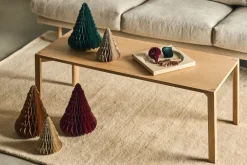 Scandi Living Onion kerstballen 4-pack, Forest Green< Kerstdecoraties
