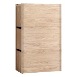 MOEBE Opbergdoos eikenhout 33x60 cm, Wood, black< Dozen & Boxen