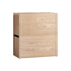 MOEBE Opbergdoos eikenhout 33x60 cm, Wood, white< Dozen & Boxen
