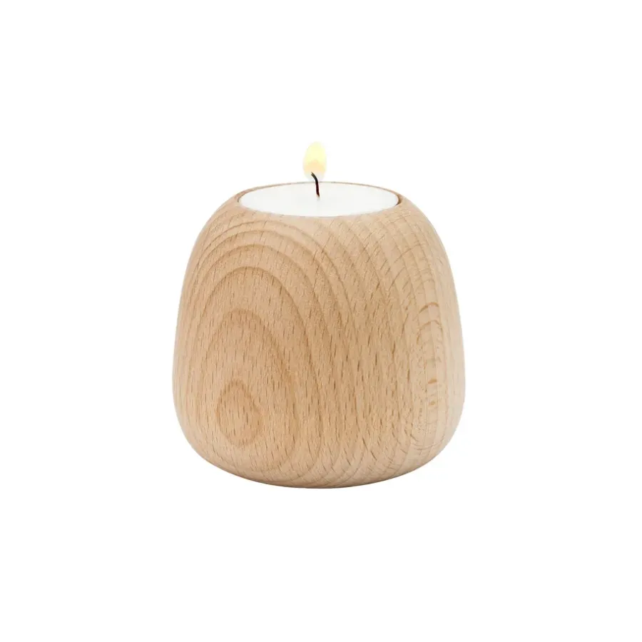 Stelton Ora kandelaar hout, Klein< Kandelaars