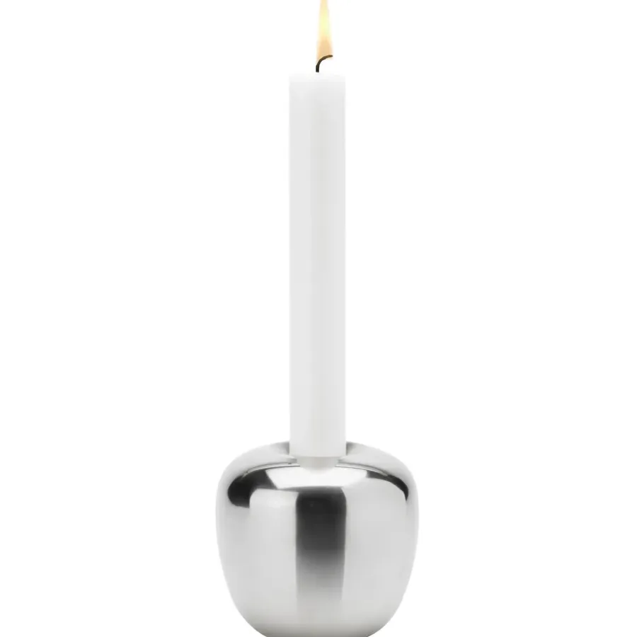 Stelton Ora kandelaar roestvrij staal, Groot< Kandelaars