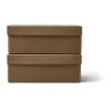 Form & Refine Ordinary opbergbox 2-pack, Bruin< Dozen & Boxen