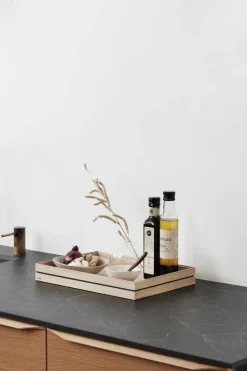 MOEBE Organise opbergdoos 25x34 cm, Wood< Opbergmanden